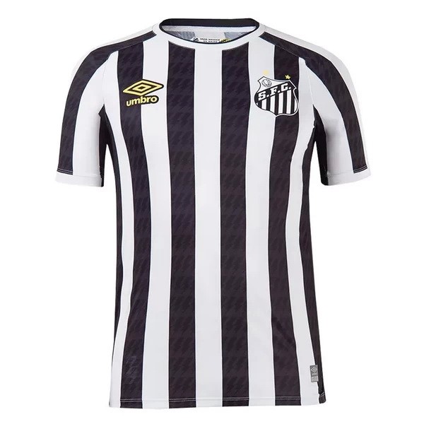 Tailandia Camiseta Santos Replica Segunda Ropa 2021/22 Negro Blanco